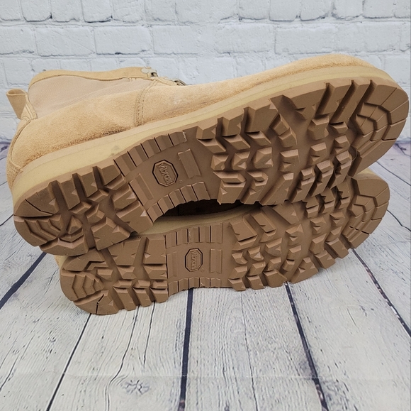 WELLCO | lace-up vibram sole suede military desert combat boots - Picture 8 of 10